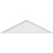 Ekena Millwork Peaked Cap Sunburst Architectural Grade PVC Pediment, 74"W x 19-1/2"H x 2"P (Pitch 6/12) PEDPS074X195PKC01 - alternate 5